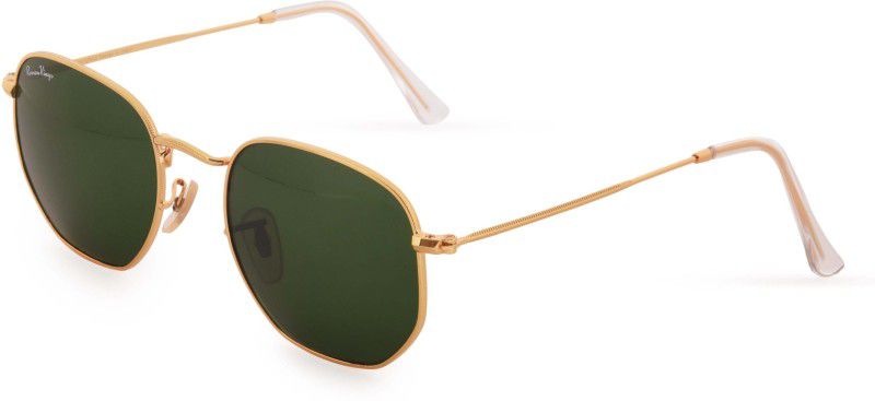 UV Protection Oval Sunglasses (54)  (For Men & Women, Green)