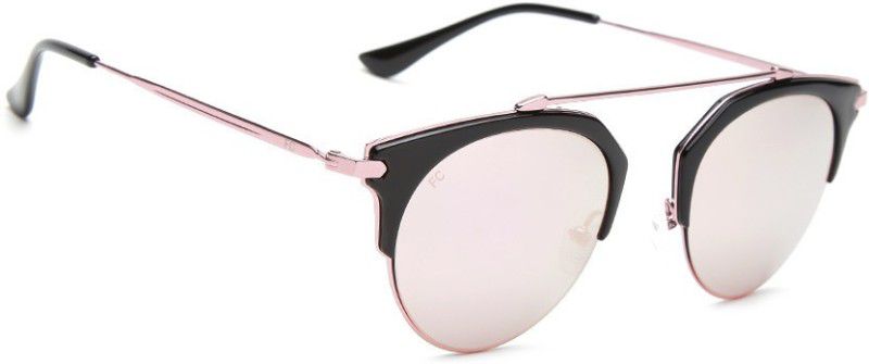 Mirrored Cat-eye Sunglasses (Free Size)  (For Women, Grey, Pink)
