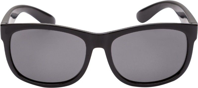 Polarized, UV Protection Wayfarer Sunglasses (Free Size)  (For Boys & Girls, Black)