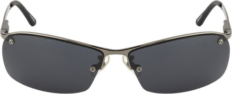 Polarized, UV Protection, Others Retro Square Sunglasses (Free Size)  (For Men, Black)