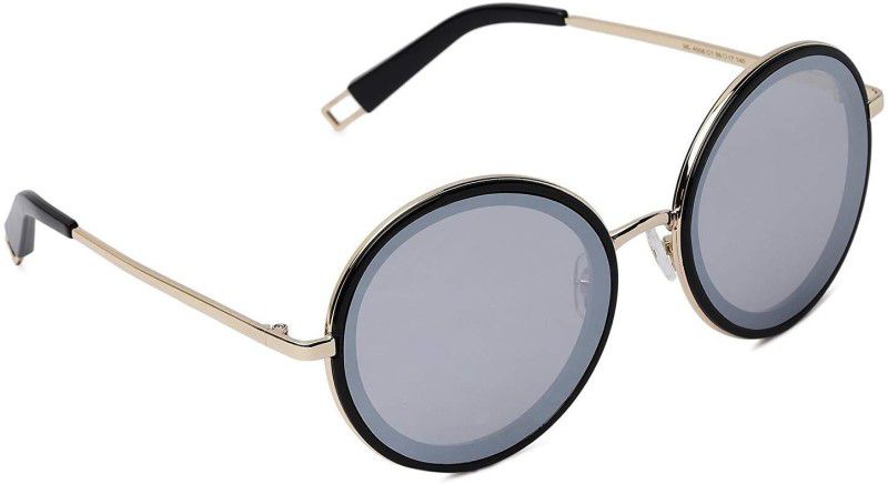 UV Protection Round Sunglasses (58)  (For Men & Women, Grey)