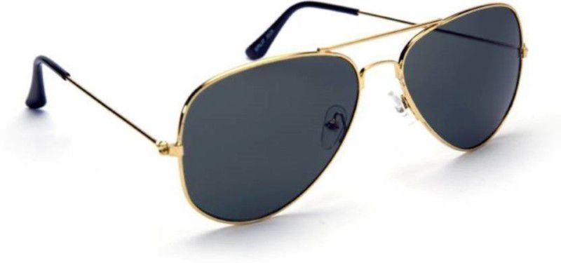 UV Protection Oval Sunglasses (Free Size)  (For Men & Women, Black)