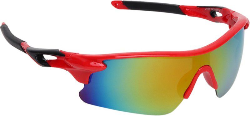 Riding Glasses, UV Protection Sports Sunglasses (42)  (For Men & Women, Multicolor)