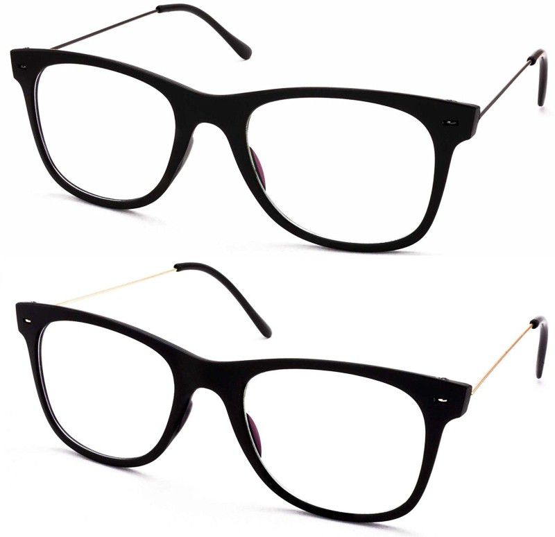 UV Protection Rectangular Sunglasses (Free Size)  (For Men & Women, Multicolor)