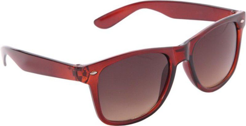 UV Protection, Gradient Wayfarer Sunglasses (54)  (For Men & Women, Brown, Brown)