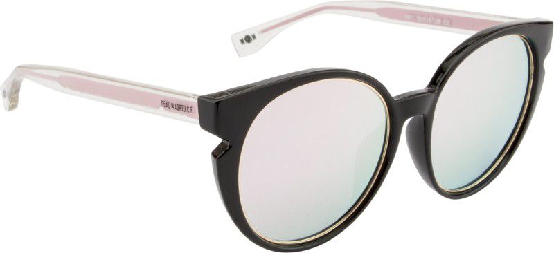Mirrored Cat-eye Sunglasses (53)  (For Women, Blue, Pink)