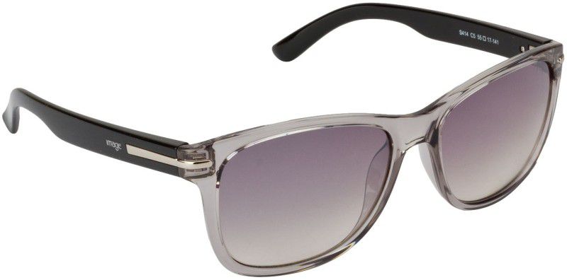 Wayfarer Sunglasses (55)  (For Men, Brown, Grey)