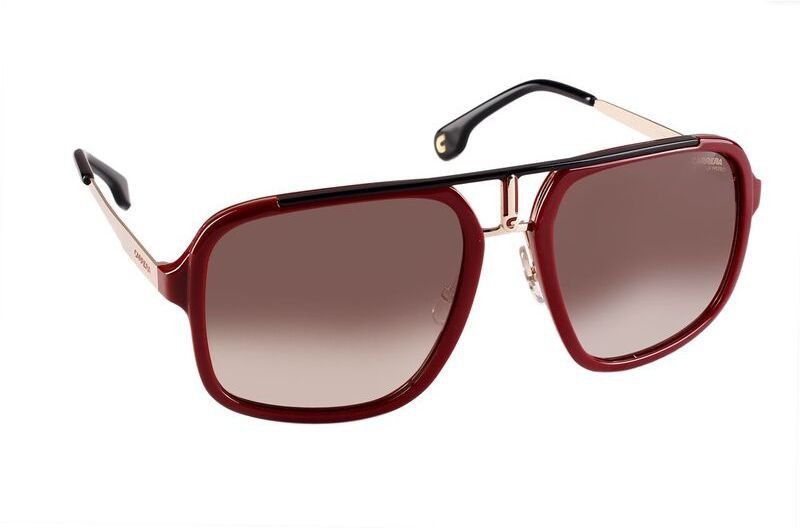 Gradient Retro Square Sunglasses (57)  (For Men & Women, Brown)