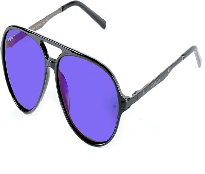 Polarized Oval Sunglasses (Free Size)  (For Boys & Girls, Violet)