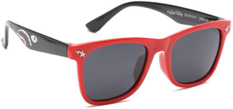 Polarized Wayfarer Sunglasses (45)  (For Girls, Grey)