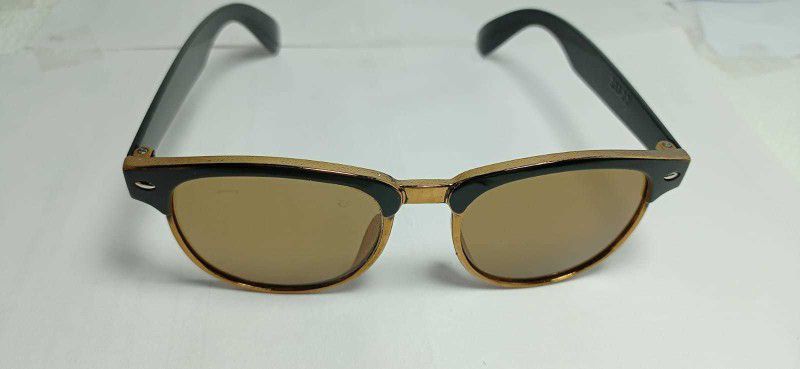 Gradient, UV Protection Aviator, Wayfarer, Cat-eye Sunglasses (44)  (For Men & Women, Brown)