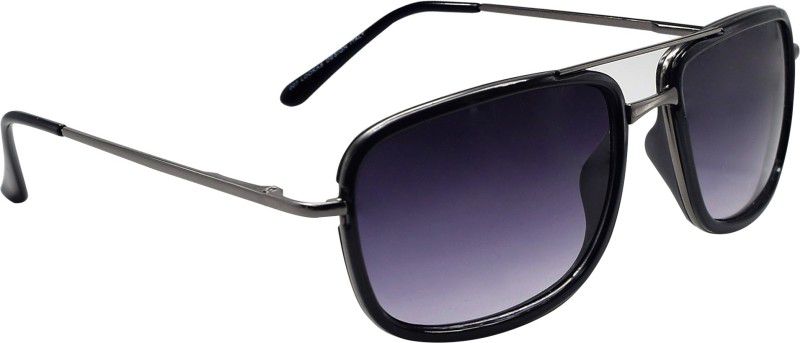 UV Protection Over-sized Sunglasses (58)  (For Men & Women, Black)
