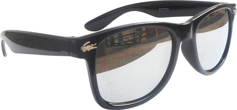 Mirrored Wayfarer Sunglasses (44)  (For Boys, Clear)
