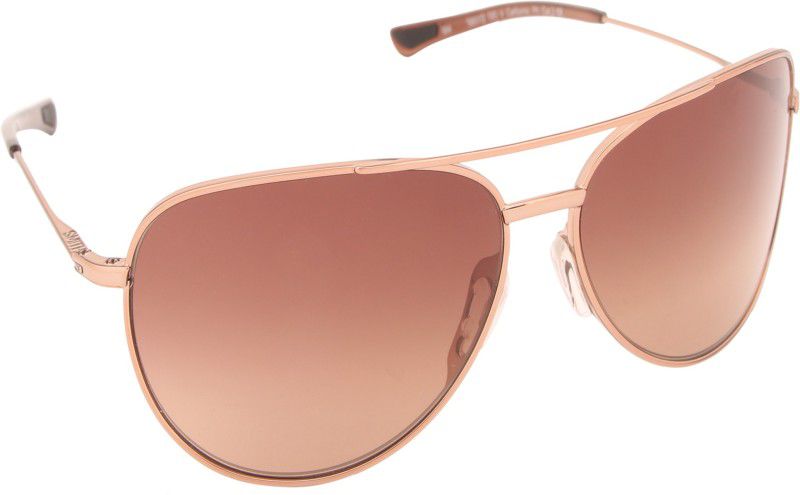 Polarized Aviator Sunglasses (58)  (For Men & Women, Brown)