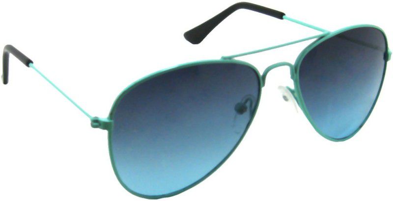 Gradient Aviator Sunglasses (55)  (For Boys, Green)