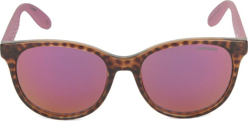 Mirrored Oval Sunglasses (Free Size)  (For Men & Women, Pink)