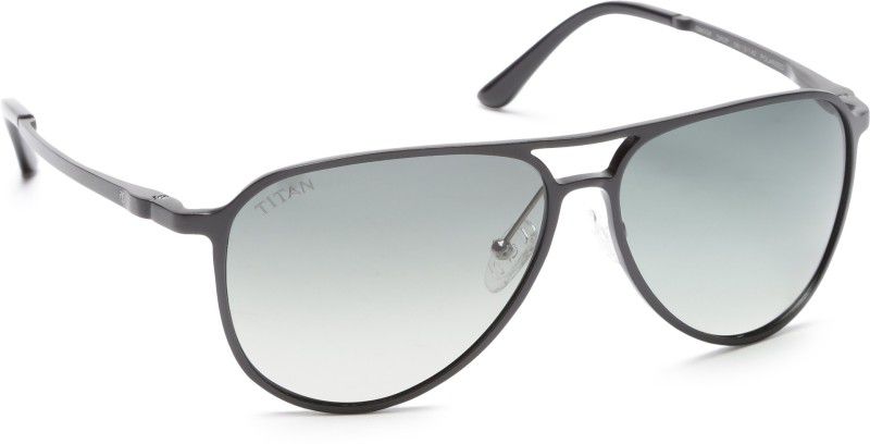 Polarized Aviator Sunglasses (58)  (For Men, Green)