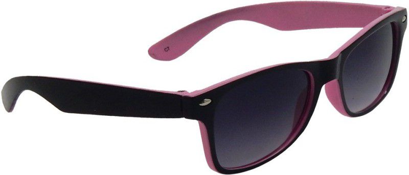 Gradient Rectangular Sunglasses (44)  (For Boys, Black)