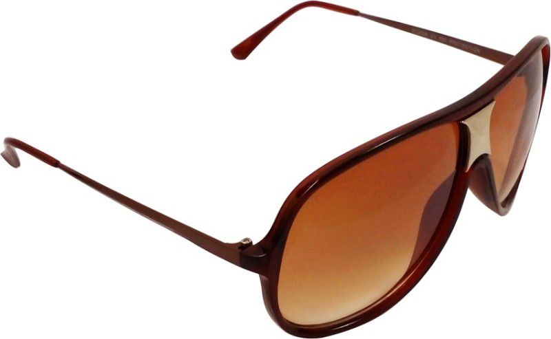 Polarized Round Sunglasses (Free Size)  (For Boys, Brown)