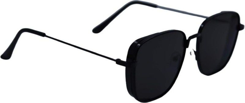 UV Protection Retro Square, Spectacle Sunglasses (Free Size)  (For Men & Women, Black)