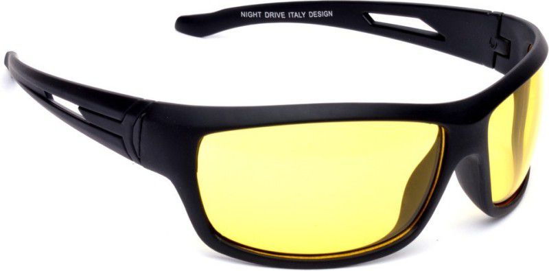 UV Protection Round Sunglasses (Free Size)  (For Boys, Yellow)