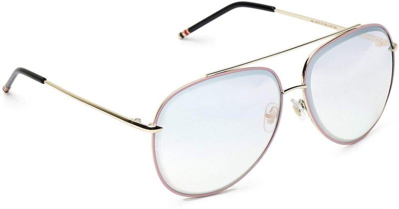 UV Protection Aviator Sunglasses (62)  (For Men & Women, Clear)