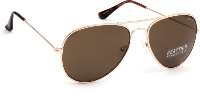Aviator Sunglasses (58)  (For Women, Brown)