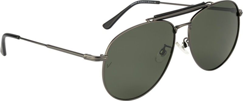 Polarized, UV Protection, Others Aviator Sunglasses (Free Size)  (For Men, Green)