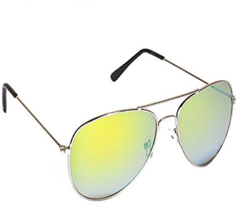UV Protection Aviator Sunglasses (60)  (For Men & Women, Silver)