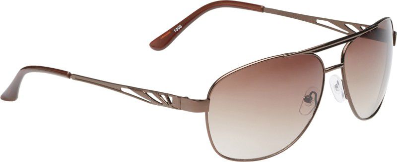 UV Protection, Gradient Aviator Sunglasses (Free Size)  (For Men & Women, Brown)