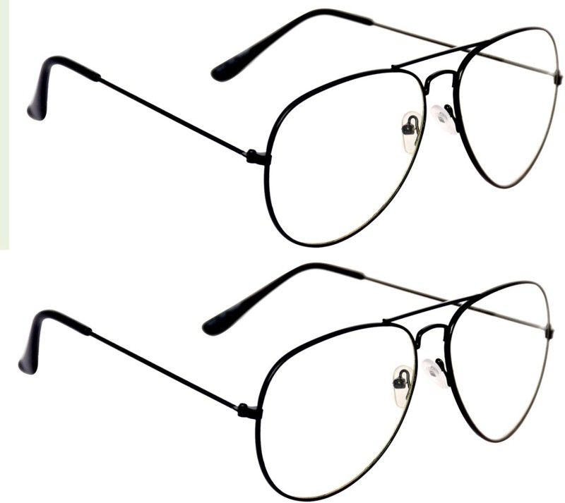 UV Protection Aviator Sunglasses (40)  (For Men & Women, Clear)