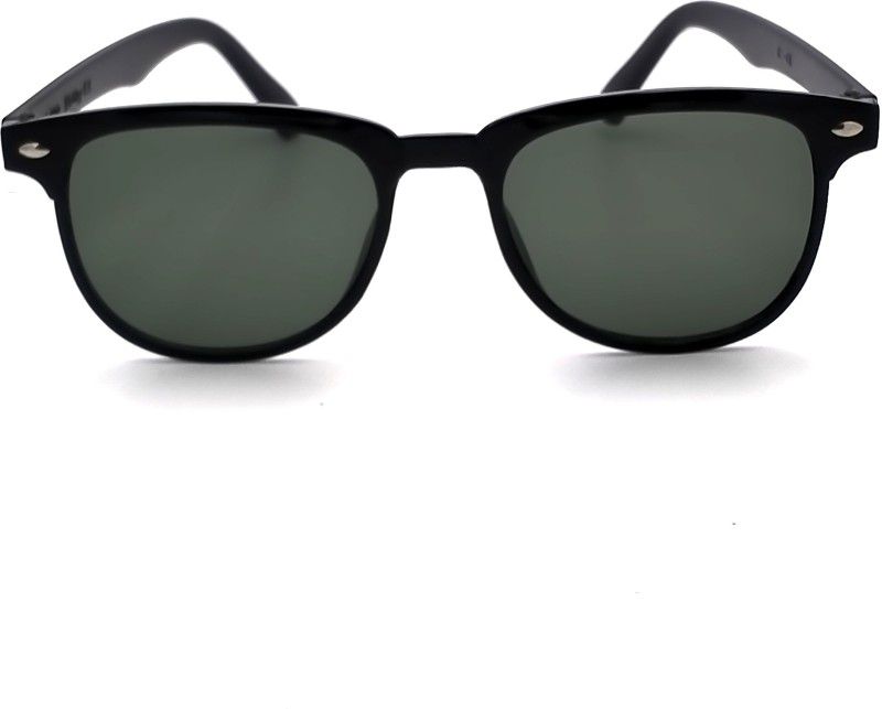 UV Protection, Others Round, Wayfarer Sunglasses (33)  (For Men & Women, Black)