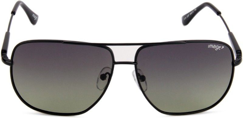 Polarized Retro Square Sunglasses (Free Size)  (For Men, Grey, Yellow)