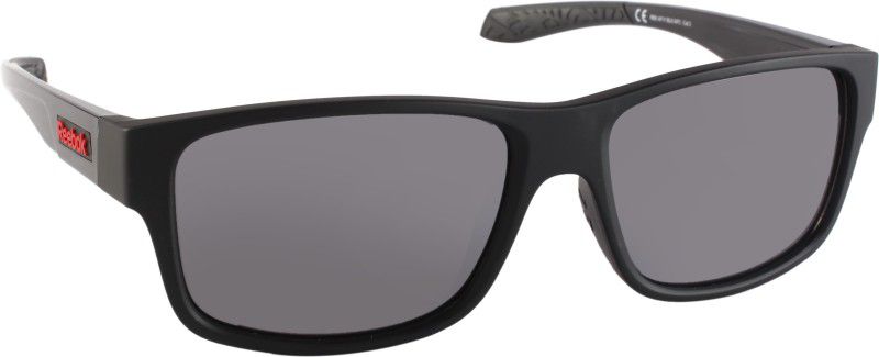 Mirrored Retro Square Sunglasses (57)  (For Men & Women, Grey)