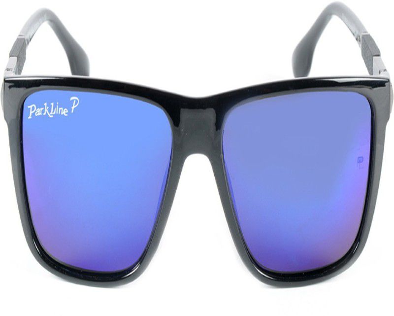 Polarized Rectangular Sunglasses (56)  (For Boys & Girls, Violet)