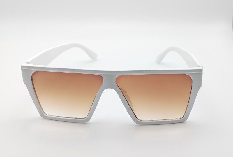 UV Protection Shield, Sports, Rectangular, Wayfarer Sunglasses (Free Size)  (For Men & Women, Brown)
