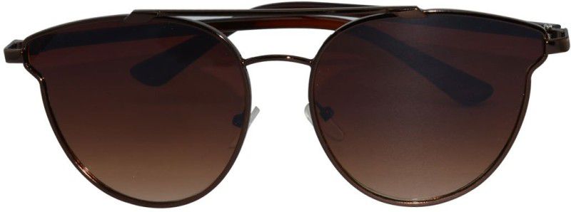 UV Protection Cat-eye Sunglasses (Free Size)  (For Men & Women, Yellow)