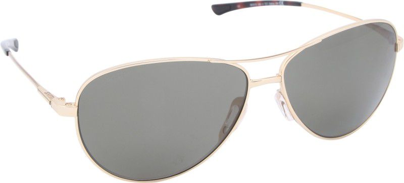 Polarized Aviator Sunglasses (Free Size)  (For Women, Green)
