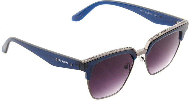 Polarized, UV Protection Wayfarer Sunglasses (Free Size)  (For Boys & Girls, Violet)