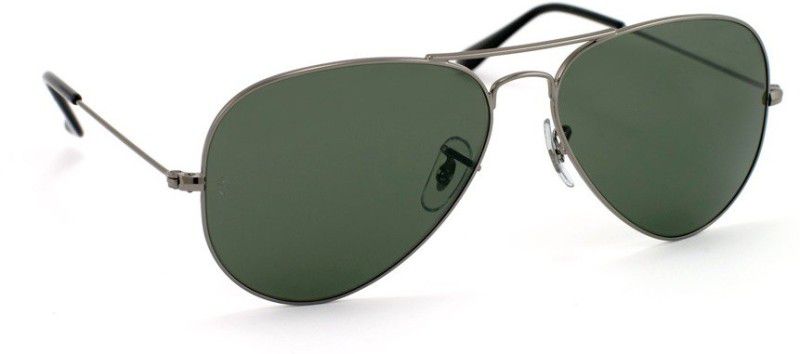 Aviator Sunglasses (Free Size)  (For Men, Green, Multicolor)