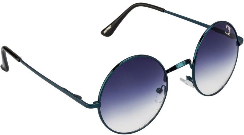 Round Sunglasses (Free Size)  (For Men & Women, Blue, Clear)
