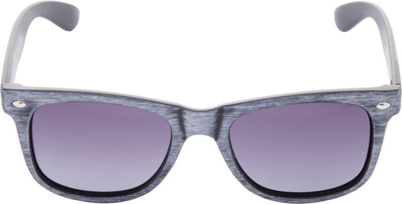 Polarized, UV Protection Wayfarer Sunglasses (53)  (For Men, Black)
