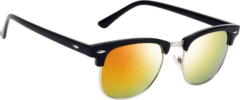 Wayfarer Sunglasses (53)  (For Men & Women, Golden)