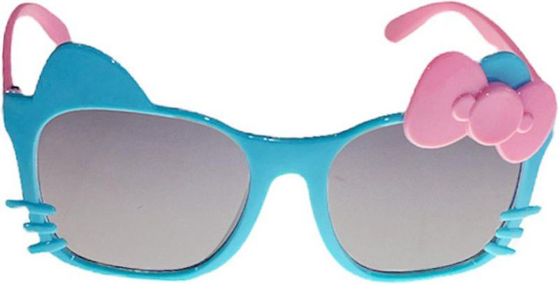 UV Protection Over-sized Sunglasses (50)  (For Girls, Grey)