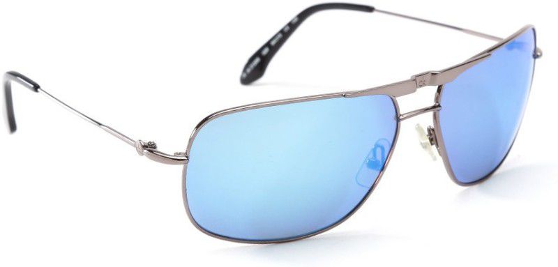 Mirrored Cat-eye Sunglasses (Free Size)  (For Women, Brown, Blue)