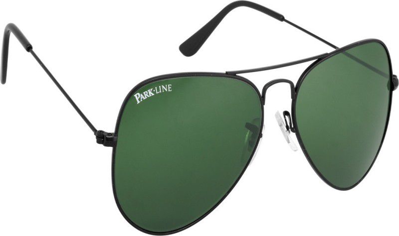 UV Protection Aviator Sunglasses (56)  (For Men, Green)