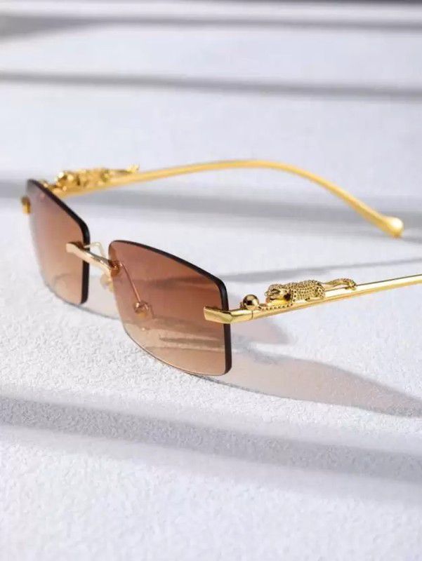 UV Protection Retro Square Sunglasses (50)  (For Men & Women, Brown)