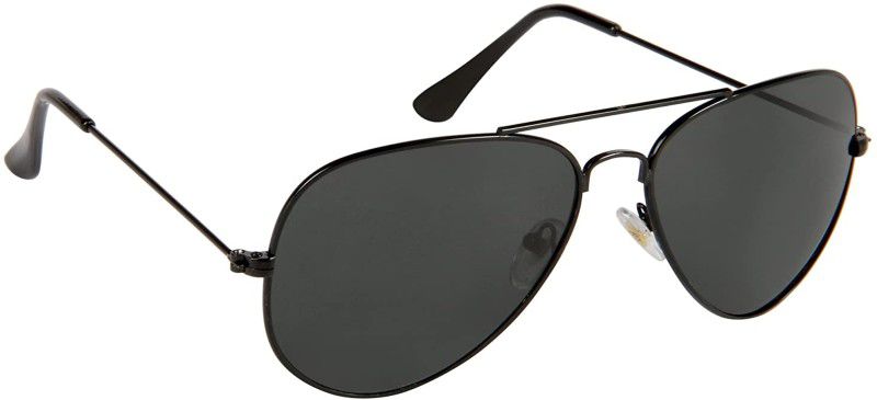 UV Protection Aviator Sunglasses (55)  (For Boys & Girls, Black)