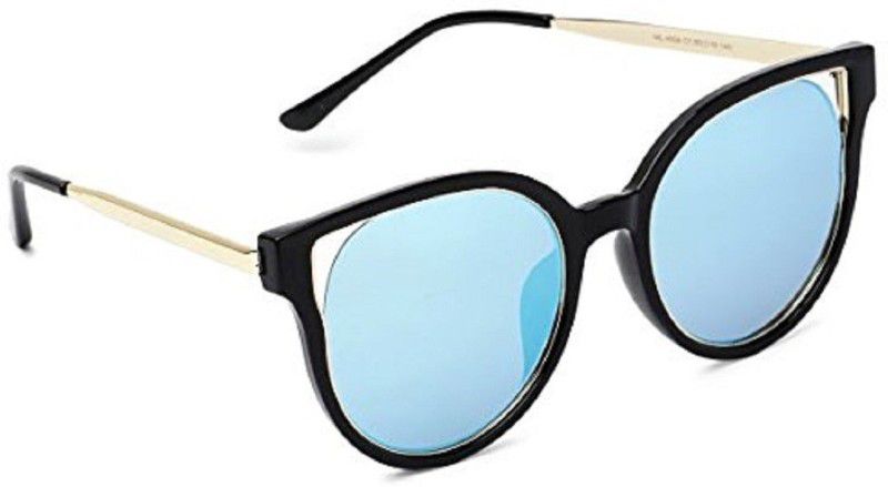 UV Protection Cat-eye Sunglasses (53)  (For Men & Women, Blue)