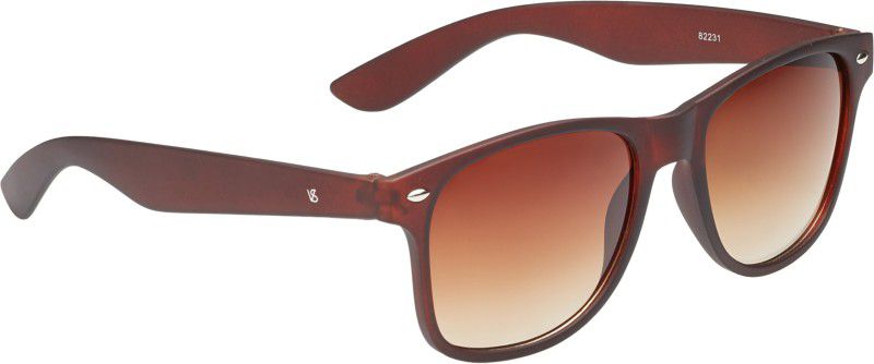 Gradient, UV Protection Wayfarer, Round Sunglasses (Free Size)  (For Men & Women, Brown)